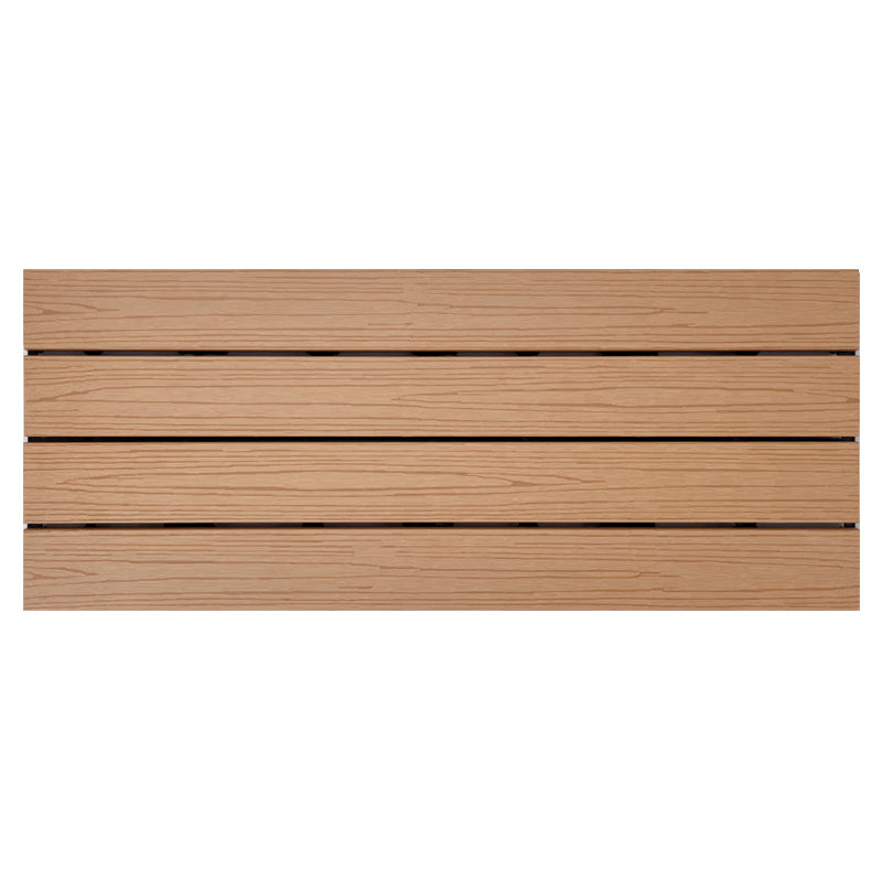 Smooth Water Resistant Floor Tile Rectangle Engineered Wooden Floor for Patio Garden