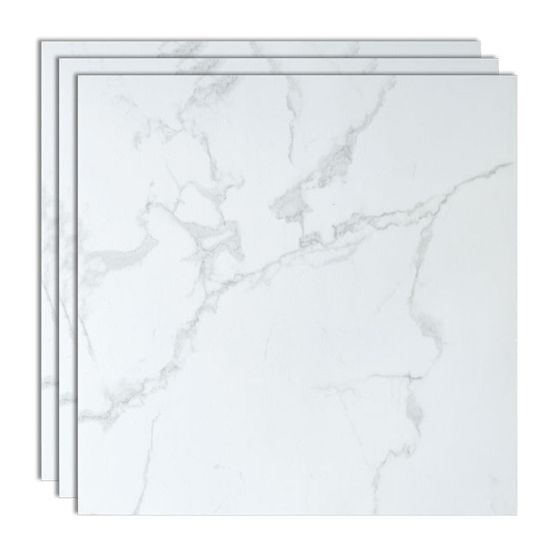 Indoor Square Vinyl Tile Peel and Stick Dirt Resistant Vinyl Tile