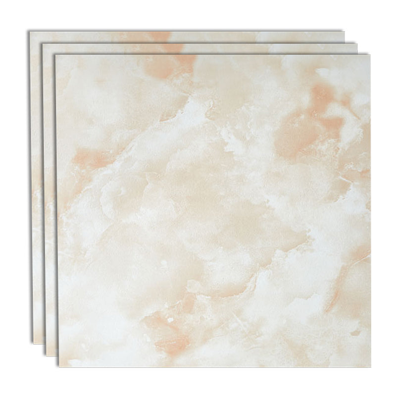 Indoor Square Vinyl Tile Peel and Stick Dirt Resistant Vinyl Tile