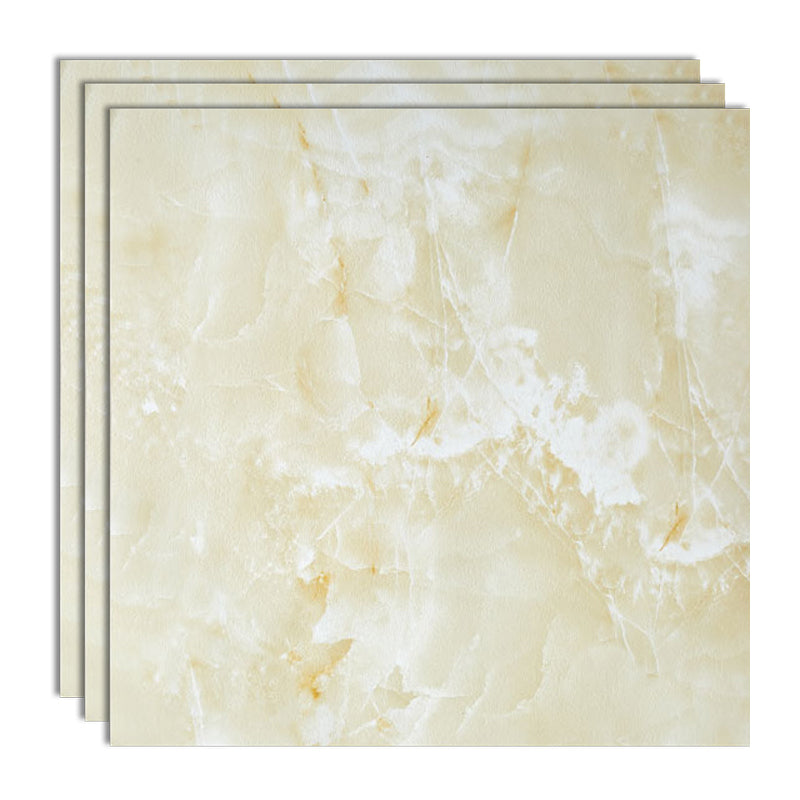 Indoor Square Vinyl Tile Peel and Stick Dirt Resistant Vinyl Tile