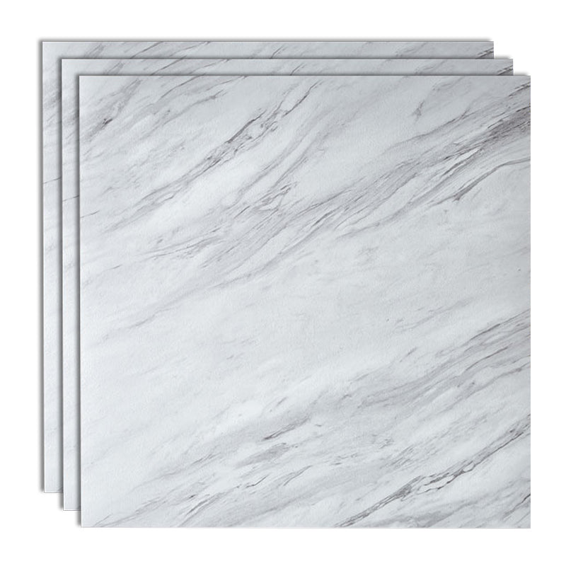 Indoor Square Vinyl Tile Peel and Stick Dirt Resistant Vinyl Tile