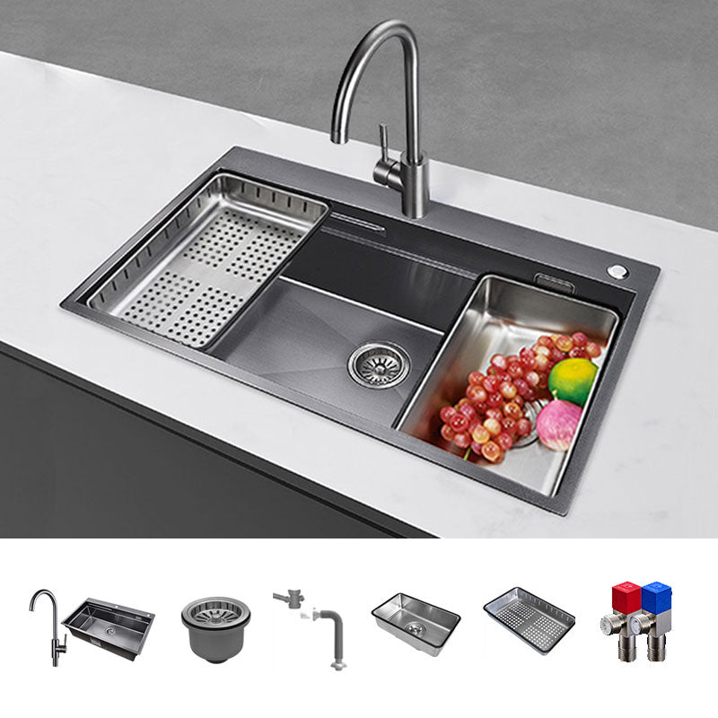 Modern Style Sink Stainless Steel Noise-cancelling Design Sink for Kitchen