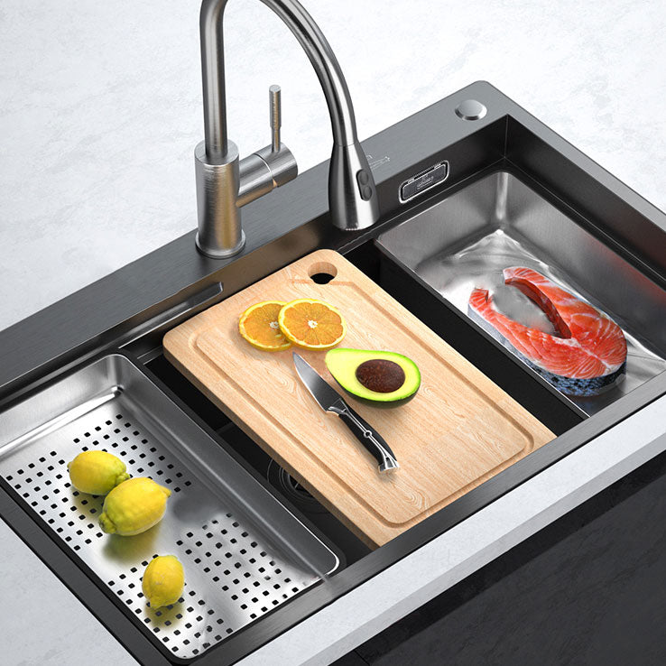 Modern Style Sink Stainless Steel Noise-cancelling Design Sink for Kitchen