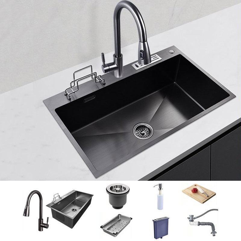 Modern Style Sink Stainless Steel Noise-cancelling Design Sink for Kitchen