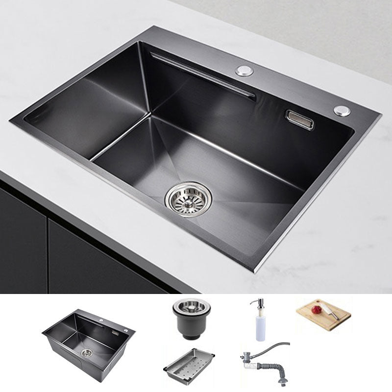 Modern Style Sink Stainless Steel Noise-cancelling Design Sink for Kitchen