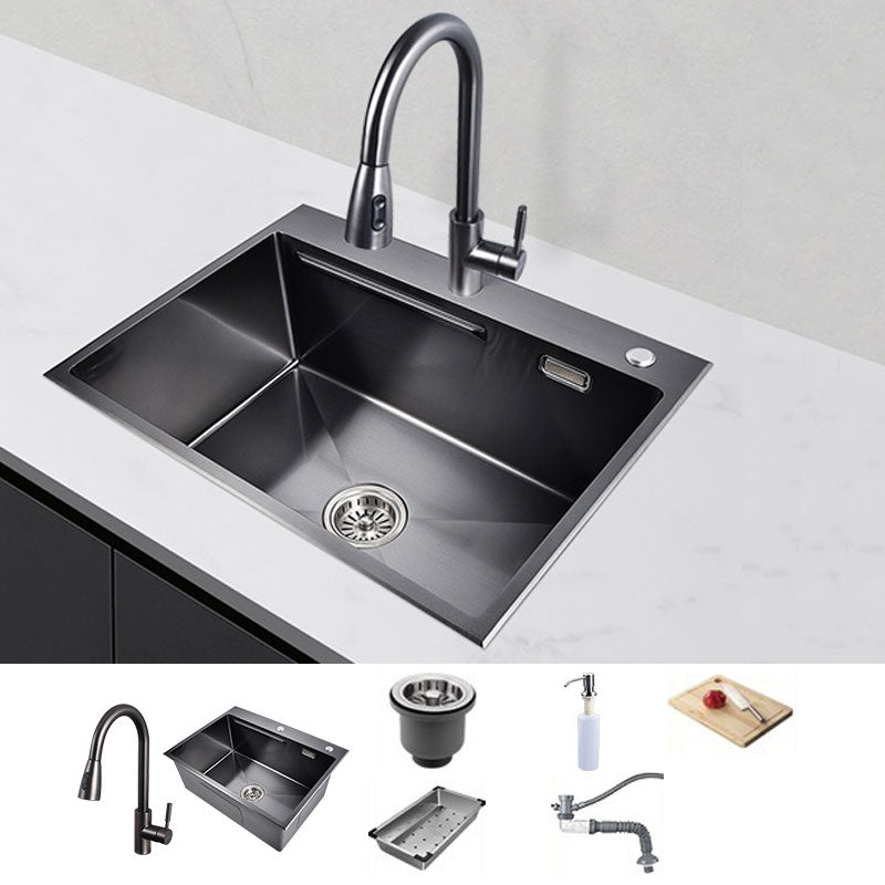 Modern Style Sink Stainless Steel Noise-cancelling Design Sink for Kitchen