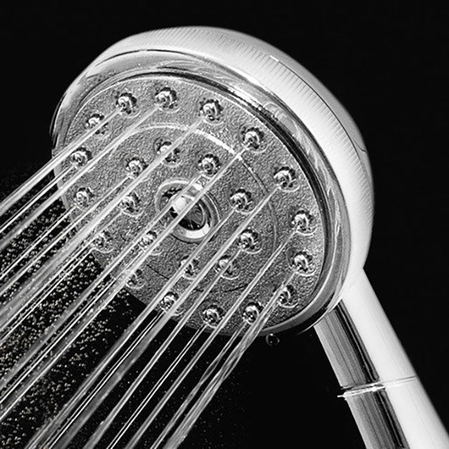 Contemporary Shower Head Metal Handheld Shower Head with Adjustable Water Flow