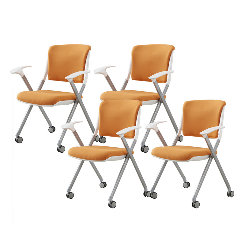 Contemporary Conference Chair Metal Frame Office Chair with Arm