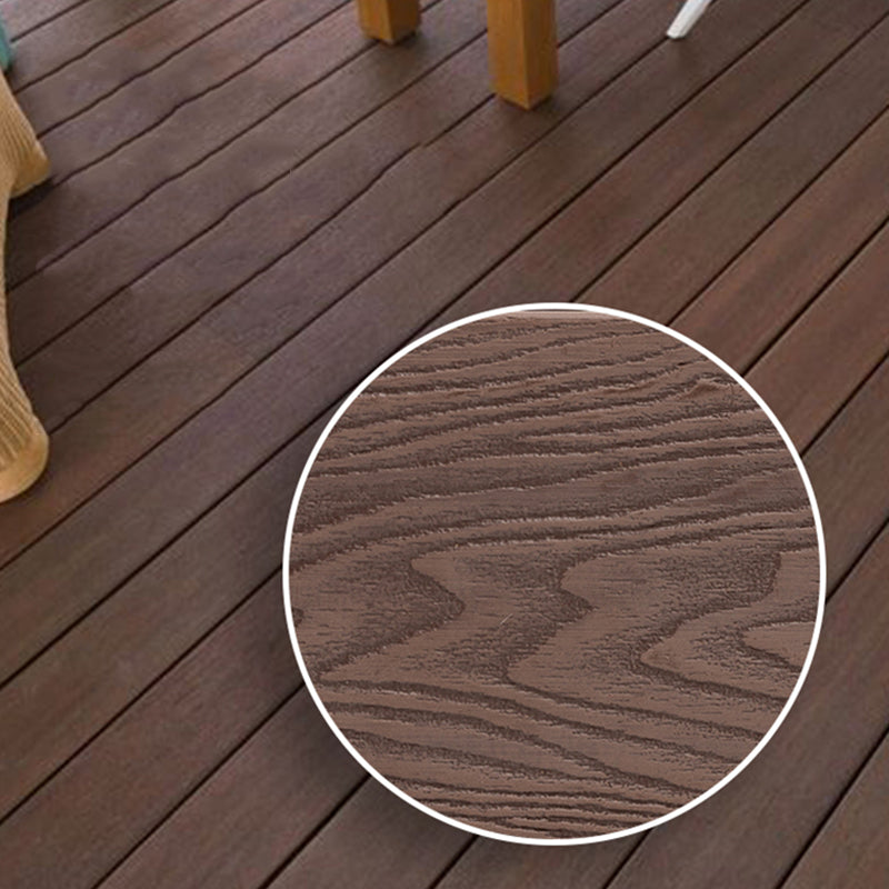 Rectangle Engineered Wooden Floor Water Resistant Floor Tile for Patio Garden