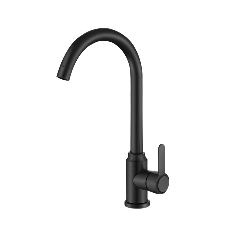 Contemporary 1-Handle Bar Faucet Pull down Sprayer Standard Kitchen Faucet