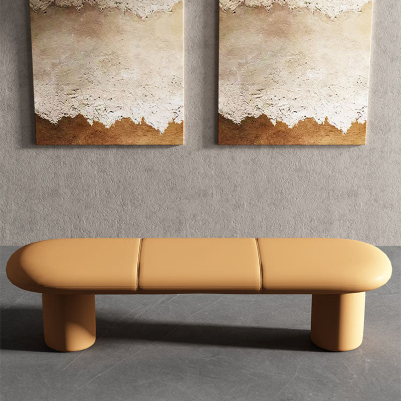 Bedroom Upholstered Bench Contemporary Seating Bench with Legs