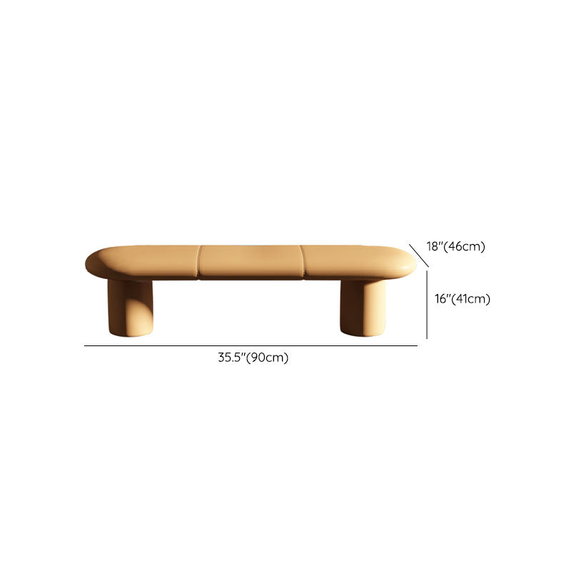 Bedroom Upholstered Bench Contemporary Seating Bench with Legs