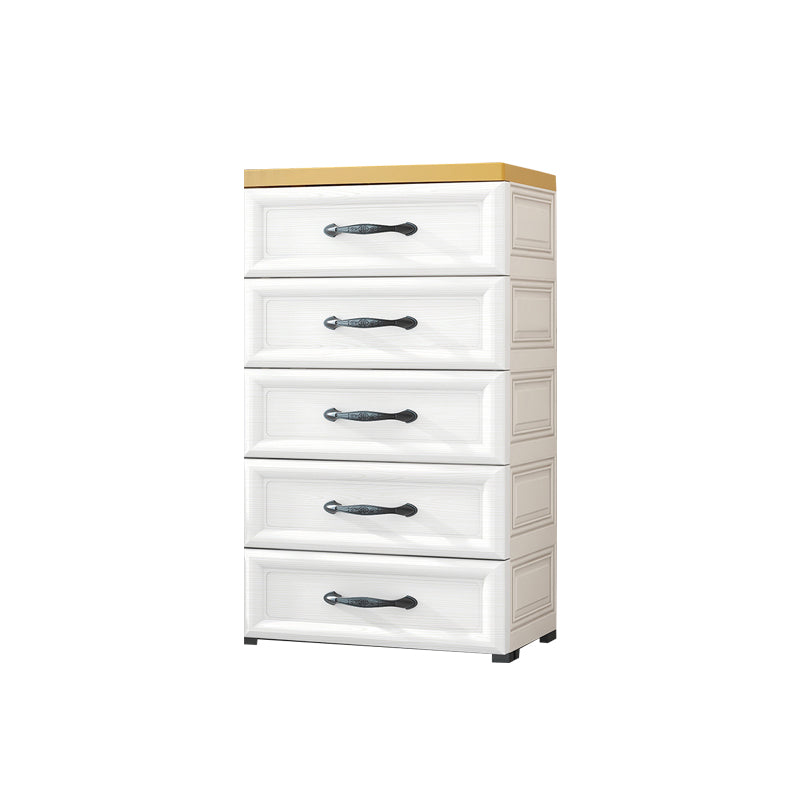 Modern Chest Nursery Dresser Plastic Kids Nightstand with 5/10 Drawers