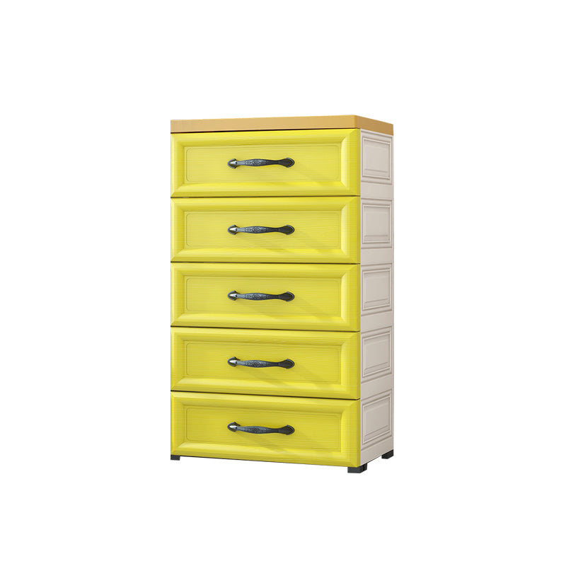 Modern Chest Nursery Dresser Plastic Kids Nightstand with 5/10 Drawers