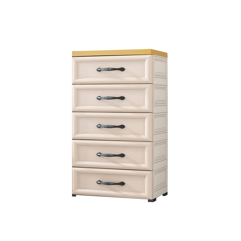 Modern Chest Nursery Dresser Plastic Kids Nightstand with 5/10 Drawers