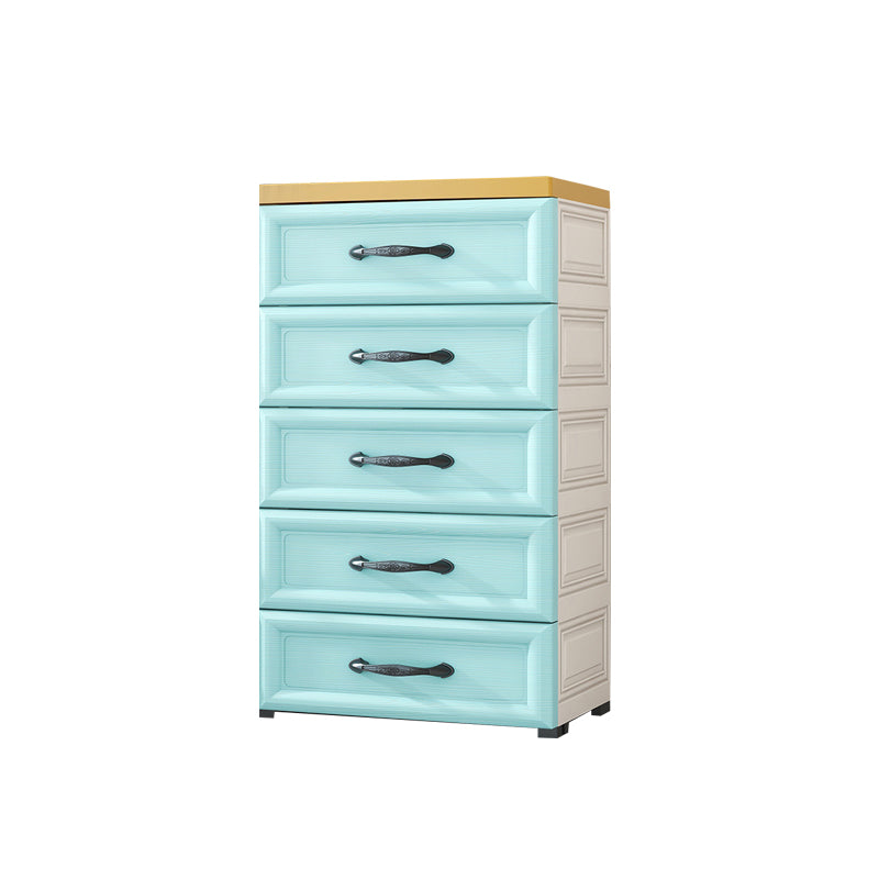 Modern Chest Nursery Dresser Plastic Kids Nightstand with 5/10 Drawers