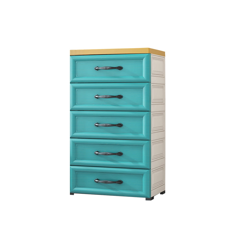 Modern Chest Nursery Dresser Plastic Kids Nightstand with 5/10 Drawers