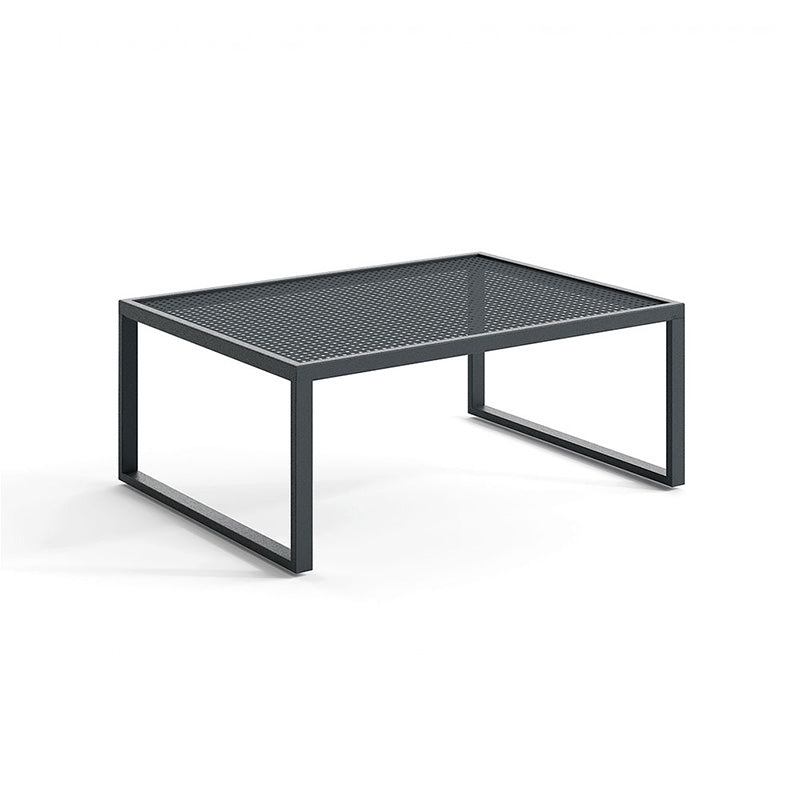 Contemporary Patio Table Aluminum Water Resistant Coffee Table