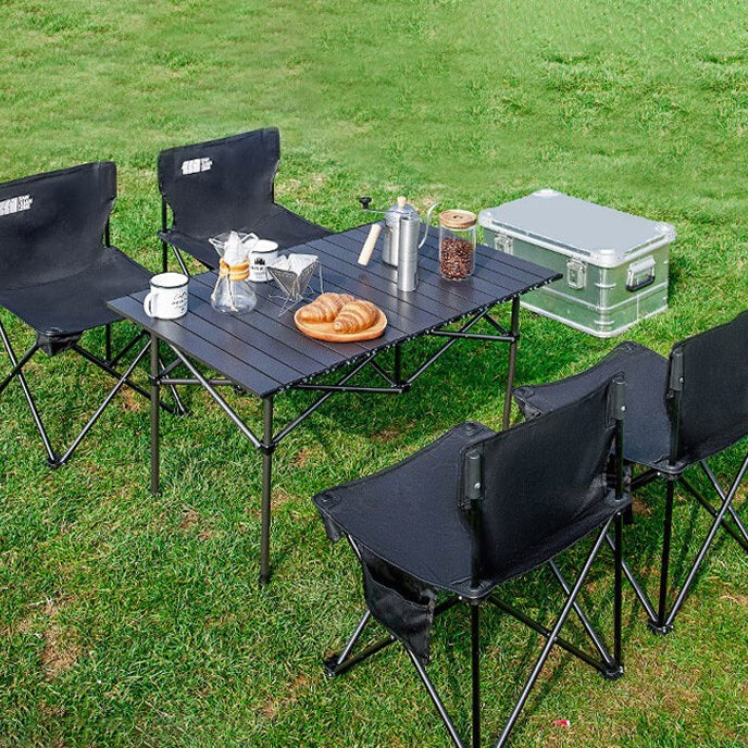 Industrial Patio Table Aluminum Foldable Camping Table for Outdoor