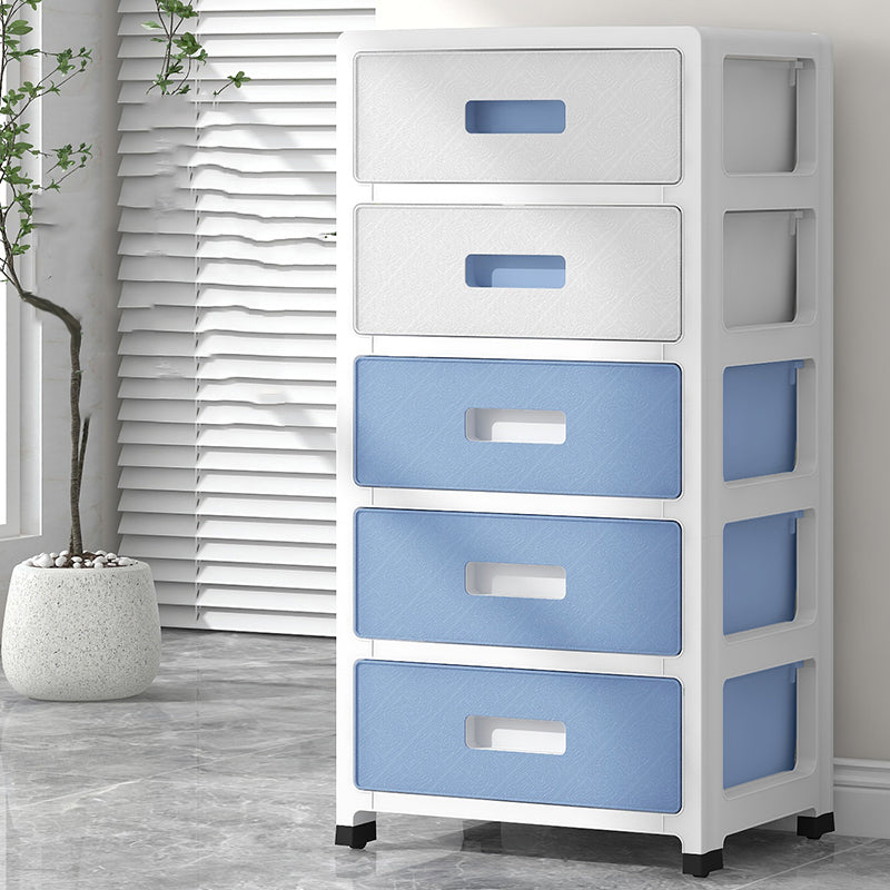 Contemporary Bedroom Armoire with Drawer Plastic Youth Armoire