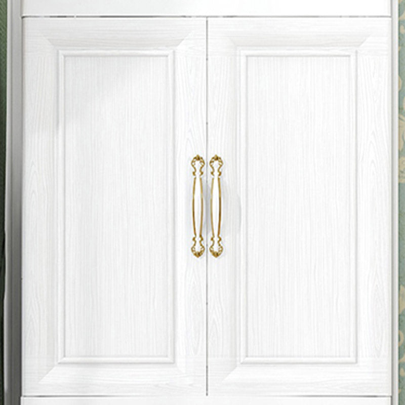 Contemporary Youth Armoire with Garment Rod Plastic Bedroom Armoire