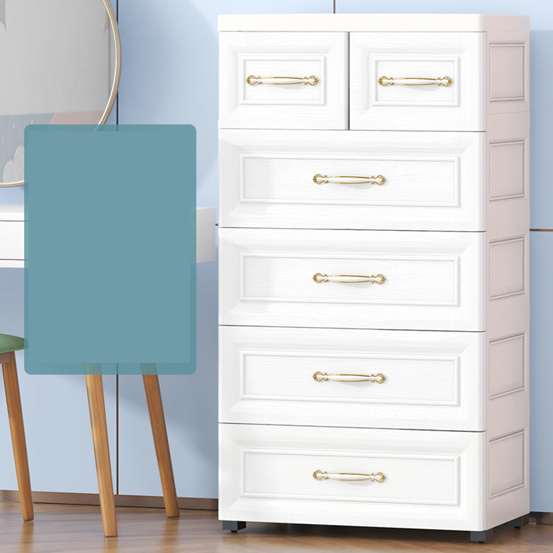 Contemporary Bedroom Armoire with Garment Rod Plastic Armoire Cabinet