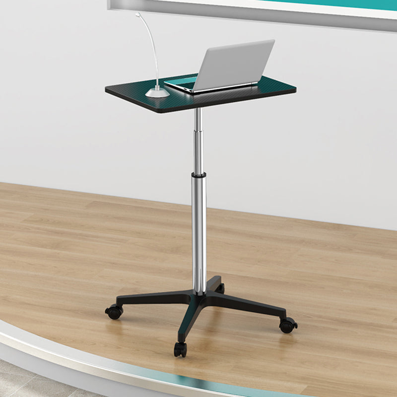 Rectangular Shaped Standing Desk Black/Grey Writing Desk for Office