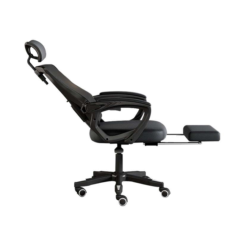 Modern Padded Arms Desk Chair No Distressing Ergonomic Office Chair with Wheels