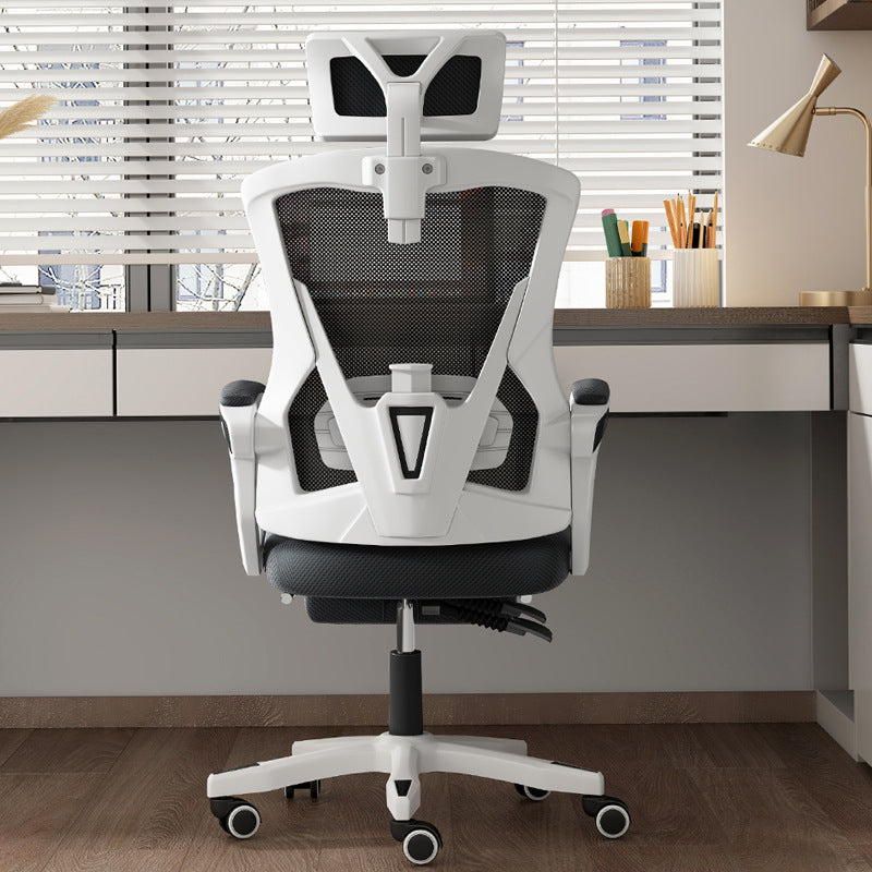 Modern Padded Arms Desk Chair No Distressing Ergonomic Office Chair with Wheels