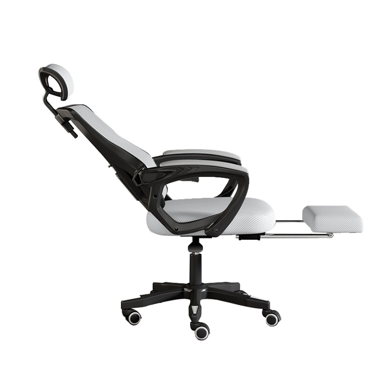 Modern Padded Arms Desk Chair No Distressing Ergonomic Office Chair with Wheels