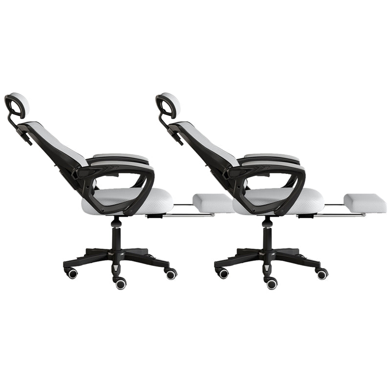 Modern Padded Arms Desk Chair No Distressing Ergonomic Office Chair with Wheels