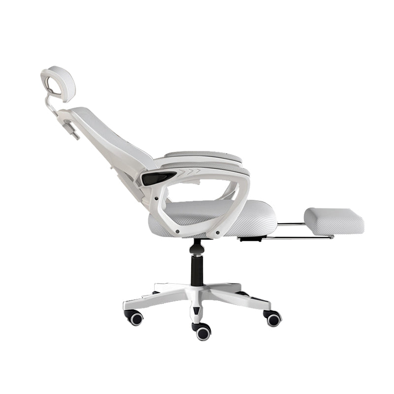 Modern Padded Arms Desk Chair No Distressing Ergonomic Office Chair with Wheels