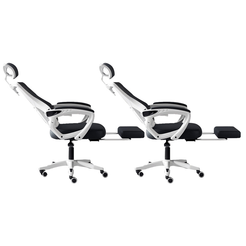 Modern Padded Arms Desk Chair No Distressing Ergonomic Office Chair with Wheels