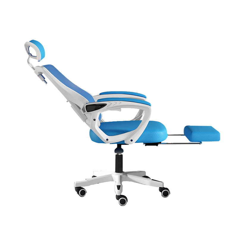 Modern Padded Arms Desk Chair No Distressing Ergonomic Office Chair with Wheels