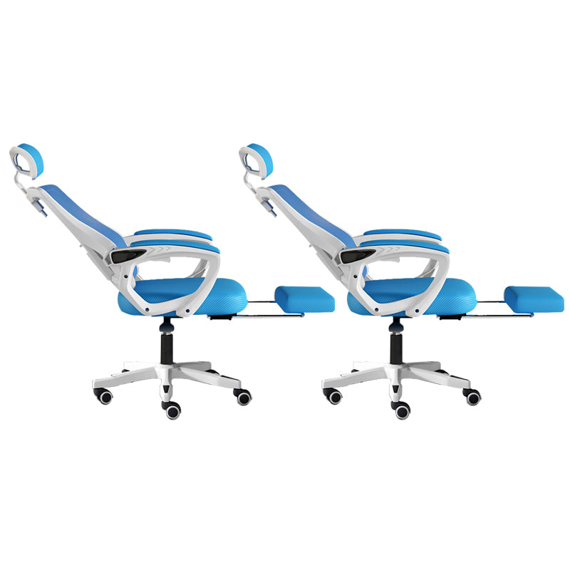 Modern Padded Arms Desk Chair No Distressing Ergonomic Office Chair with Wheels