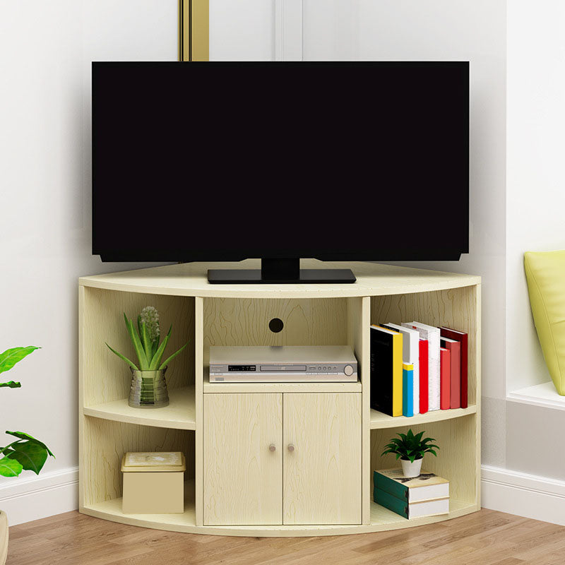 Contemporary TV Stand Console Corner TV Media Console with Door