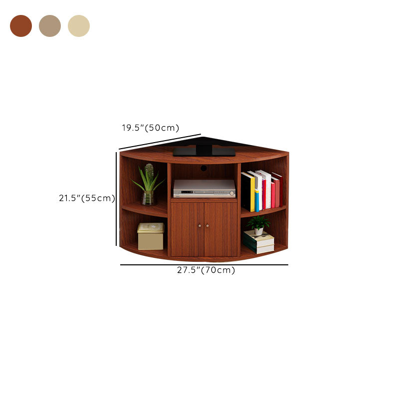 Contemporary TV Stand Console Corner TV Media Console with Door