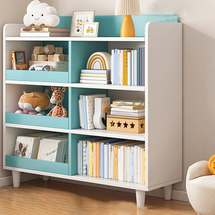 Wooden Storage Cubby Nordic Freestanding Cubby Storage Bookcase