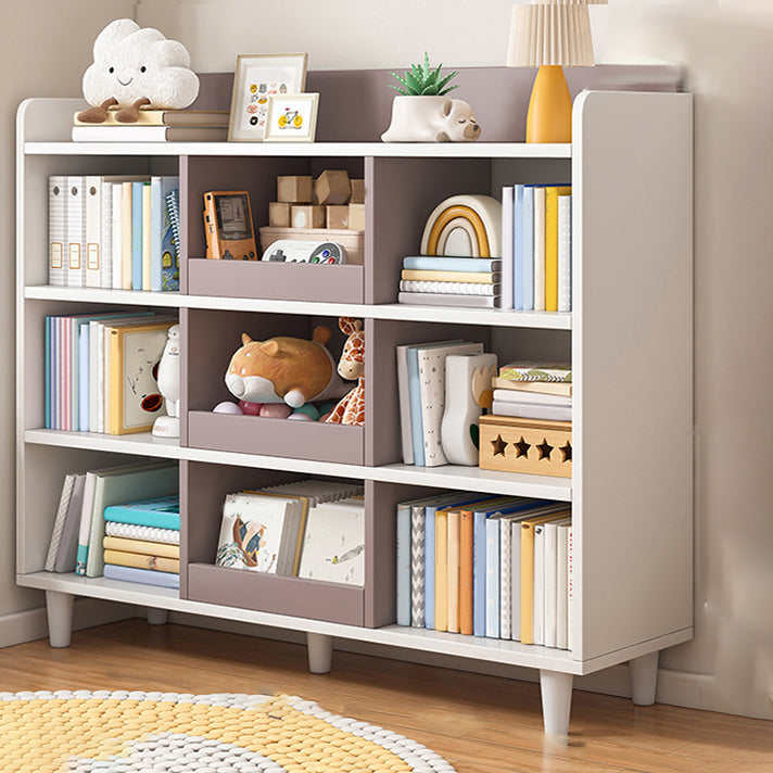 Wooden Storage Cubby Nordic Freestanding Cubby Storage Bookcase