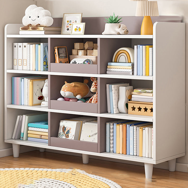 Wooden Storage Cubby Nordic Freestanding Cubby Storage Bookcase