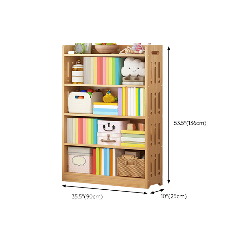 Nordic Style Standard Kids Bookcase Home Freestanding Rectangle Standard Bookcase