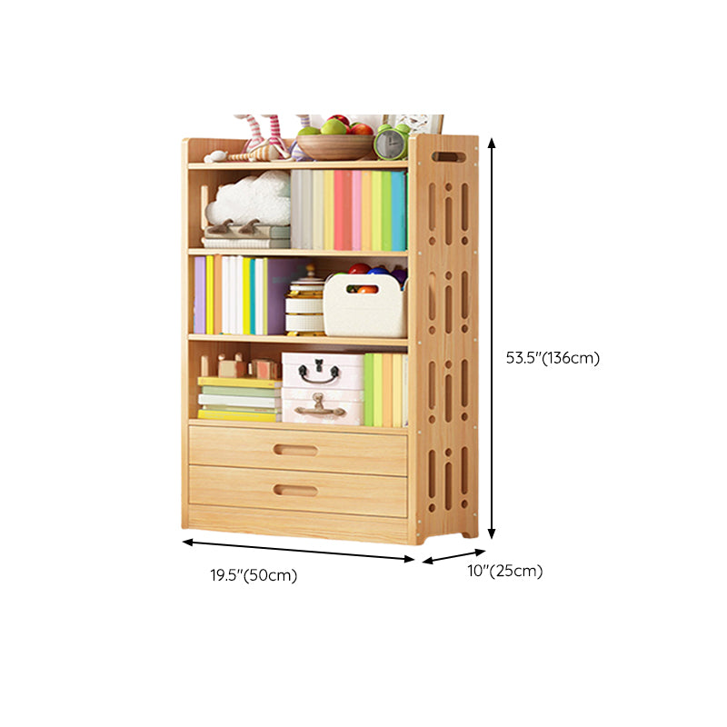 Nordic Style Standard Kids Bookcase Home Freestanding Rectangle Standard Bookcase