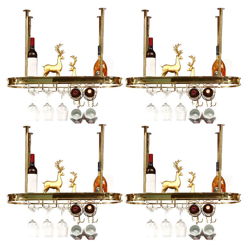 Modern Hanging Wine Rack Holder Stainless Steel Wine Glass Stemware Rack Holder