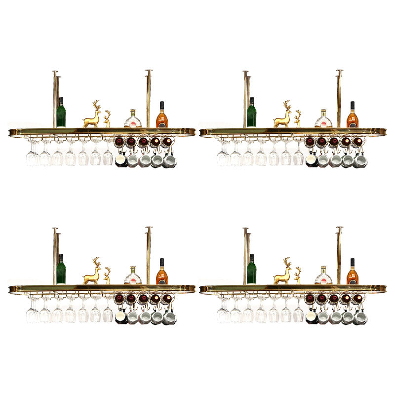 Modern Hanging Wine Rack Holder Stainless Steel Wine Glass Stemware Rack Holder