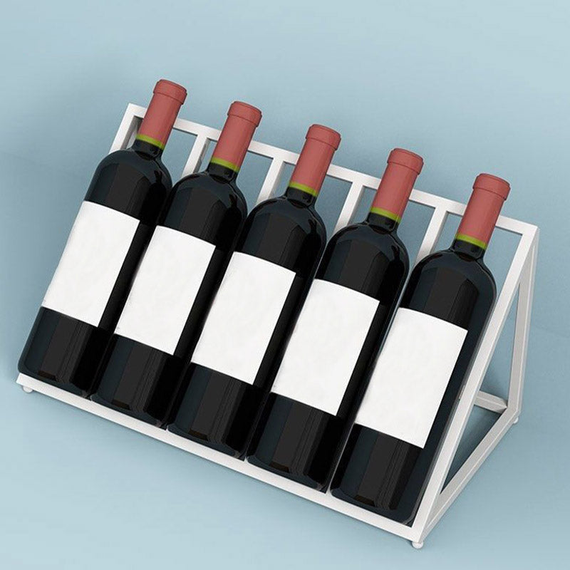 Glam Style Tabletop Wine Rack Metal Wine Bottle Rack for Living Room