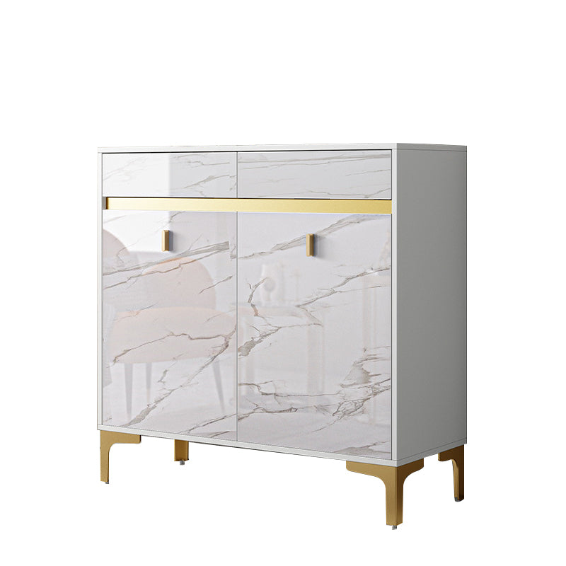 Glam Style Credenza Wood Buffet Credenza with Cabinets and Drawers