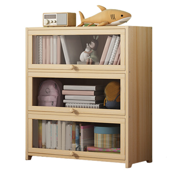 Freestanding Standard Kids Bookcase Nordic Light Wood Standard Bookcase