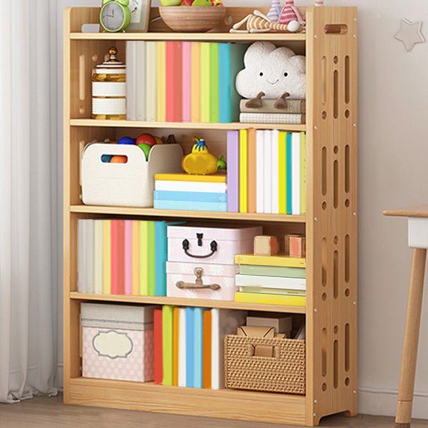 Freestanding Standard Kids Bookcase Nordic Light Wood Standard Bookcase