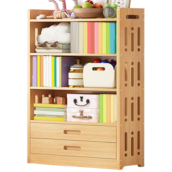 Freestanding Standard Kids Bookcase Nordic Light Wood Standard Bookcase