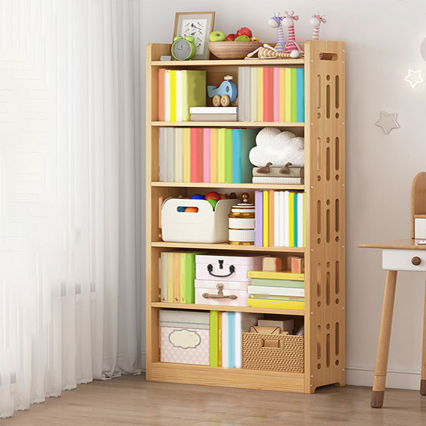 Freestanding Standard Kids Bookcase Nordic Light Wood Standard Bookcase